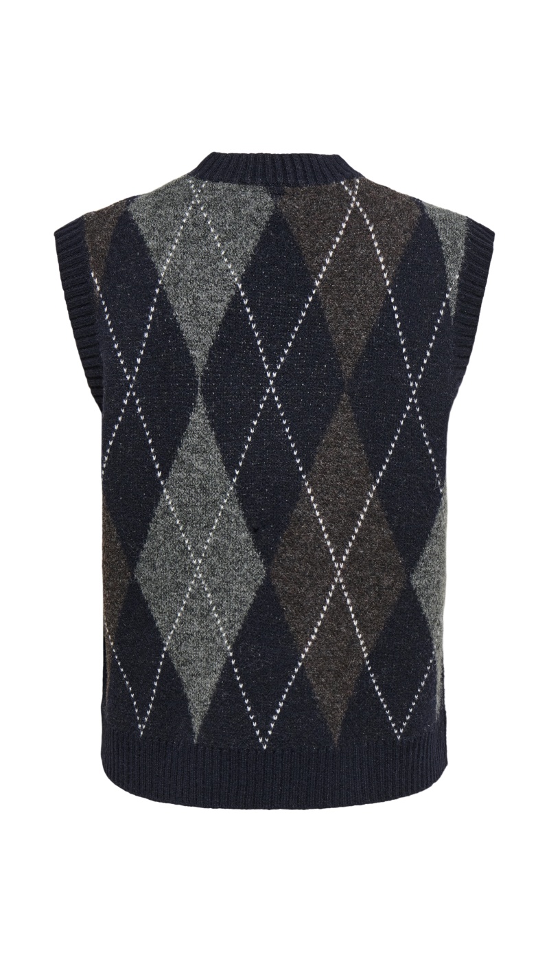 Pull Argyle Night Sky ONLRHOMBUS ONLY - 7 | TOPS